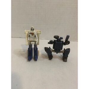 Lot of 2 Vintage 1984 GOBOTS Water Walk White Chest MR-31 Vintage Tonka BANDAI C